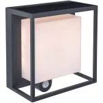 LUTEC CURTIS Kültéri fali napelemes LED lámpa 3W 3000K 300lm IP54 6934601118