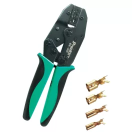   Home 6PK-230C préselő fogó, 220 mm, 0,5 - 6 mm^2-ig, racsnis áttétel, 6 féle nyomaték, 6PK-230C