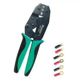   Home 6PK-301H préselő fogó, 220 mm, 3 féle mérethez, racsnis áttétel, 6 féle nyomaték, 6PK-301H