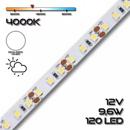   LEDSZALAG 2835WN 120led/m IP65 4000K 600lm 9,6W/m természetes fehér 70222 szilikon