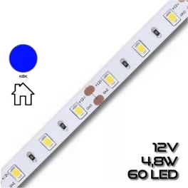   LEDSZALAG 2835WN 60led/m IP20 színes 300lm 4,8W/m KÉK 70920