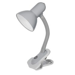   Kanlux 7150 SUZI HR-60-SR asztali lámpa, csíptethető íróasztali lámpa, ezüst