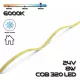 COB LEDSZALAG 320 led/m IP20 24V, 8W/m 760lm, 6000-6500K természetes fehér 75210