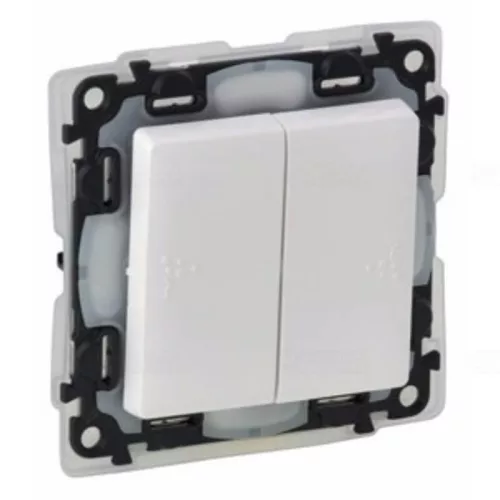 Legrand Valena Life csillárkapcsoló IP44 fehér, Legrand 752155