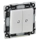 Legrand Valena Life kettős váltókapcsoló jelzőfénnyel, IP44 fehér, Legrand 752159