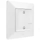 Legrand Valena Life okos forgatókönyv kapcsoló (távvezérlő) Home + Control alkalmazásban beállított érkezés / távozás forgatókönyvek indítására; díszítőkerettel, elemmel és kétoldalú ragasztóval szállítva fehér, Legrand 752186
