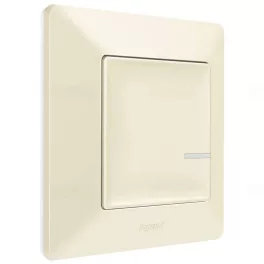   Legrand Valena Life okos kapcsoló (távvezérlő), díszítőkerettel, elemmel és kétoldalú ragasztóval szállítva elefántcsont, Legrand 752285