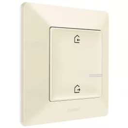   Legrand Valena Life okos forgatókönyv kapcsoló (távvezérlő) Home , díszítőkerettel, elemmel és kétoldalú ragasztóval szállítva elefántcsont, Legrand 752286