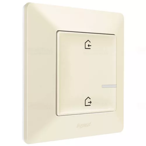 Legrand Valena Life okos forgatókönyv kapcsoló (távvezérlő) Home , díszítőkerettel, elemmel és kétoldalú ragasztóval szállítva elefántcsont, Legrand 752286