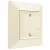 Legrand Valena Life okos forgatókönyv kapcsoló (távvezérlő) Home + Control alkalmazásban beállított ébredés / elalvás forgatókönyvek indítására; díszítőkerettel, elemmel és kétoldalú ragasztóval szállítva elefántcsont, Legrand 752289