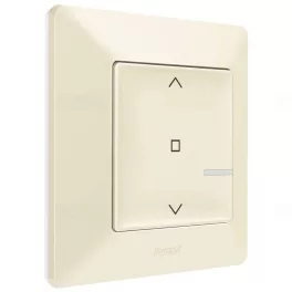   Legrand Valena Life okos redőnykapcsoló (távvezérlő) 1 csoport okos redőny kapcsoló távvezérlésére alkalmas; díszítőkerettel, elemmel és kétoldalú ragasztóval szállítva elefántcsont, Legrand 752291