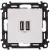 Legrand Valena Life kettős USB töltőaljzat beépített tápegységgel - 5V - 2,4 A, fehér, Legrand 753112