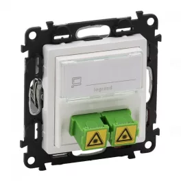   Legrand Valena Life SC/APC egymódusú optikai csatlakozóaljzat fehér, Legrand 753130