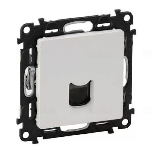 Legrand Valena Life 1xRJ45 Cat. 6A STP csatlakozóaljzat  fehér, Legrand 753148