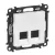 Legrand Valena Life 2xRJ45 Cat. 6A STP csatlakozóaljzat fehér, Legrand 753149