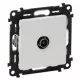 Legrand Valena Life TV aljzat, csillagpontos, 1,5 dB fehér, Legrand 753151