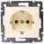 Legrand Valena Life 2P+F csatlakozóaljzat, rugós vezetékbekötéssel elefántcsont, Legrand 753221