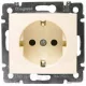 Legrand Valena Life 2P+F csatlakozóaljzat, rugós vezetékbekötéssel elefántcsont, Legrand 753221