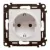 Legrand Valena Life 2P+F csatlakozóaljzat, csavaros vezetékbekötéssel elefántcsont, Legrand 753225