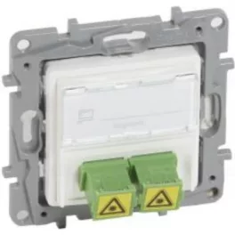   Legrand Valena Life SC/APC egymódusú optikai csatlakozóaljzat elefántcsont, Legrand 753230