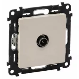   Legrand Valena Life TV aljzat, végzáró, 10 dB elefántcsont, Legrand 753260
