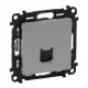 Legrand Valena Life 1xRJ45 Cat. 5e UTP csatlakozóaljzat  alumínium, Legrand 753340