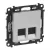 Legrand Valena Life 2xRJ45 Cat. 6 UTP csatlakozóaljzat  alumínium, Legrand 753343