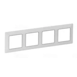   Legrand Valena Life négyes keret fehér–króm, Legrand 754034