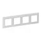 Legrand Valena Life négyes keret fehér–króm, Legrand 754034