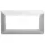 Legrand Valena Life 5 modulos keret alumínium, Legrand 754136