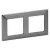 Legrand Valena Life kettős keret Inox dekor, Legrand 754152