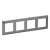 Legrand Valena Life négyes keret Inox dekor, Legrand 754154