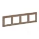 Legrand Valena Life négyes keret bambusz dekor, Legrand 754184