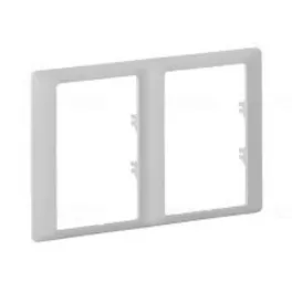   Legrand Valena Life kettős keret 2x2P+F csatlakozóaljzathoz fehér, Legrand 754222