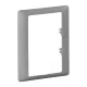 Legrand Valena Life egyes keret 2x2P+F csatlakozóaljzathoz alumínium, Legrand 754241