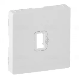   Legrand Valena Life elővezetékezett USB adatátviteli csatlakozóaljzat burkolat, fehér, Legrand 754750