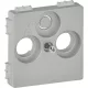 Legrand Valena Life TV-Rádió-SAT csatlakozóaljzat fedél (30 mm) alumínium, Legrand 754802