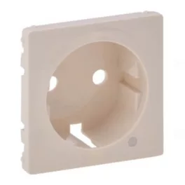   Legrand Valena Life 2P+F csatlakozóaljzat ellenőrzőfényes burkolat, elefántcsont, Legrand 754851
