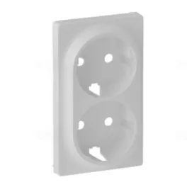   Legrand Valena Life 2x2P+F csatlakozóaljzat burkolat fehér, Legrand 754950