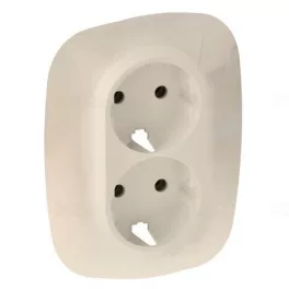   Legrand Valena Allure 2x2P+F aljzat monobloc burkolat + keret, elefántcsont Legrand 754956
