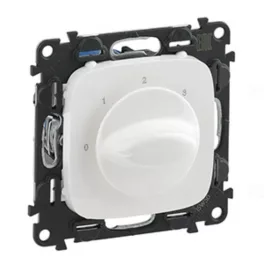   Legrand Valena Allure Ventilátor vezérlő (0-1-2-3 állású), burkolattal, fehér Legrand 755175