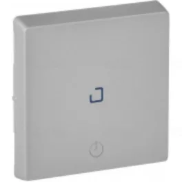  Legrand Valena Life Világítás + késleltetett ventilátor és Időzítőkapcsoló burkolat, alumínium, Legrand 755212