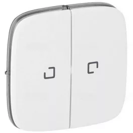   Legrand Valena Allure Kettős kapcsoló burkolat jelzőfénnyel, fehér Legrand 755225