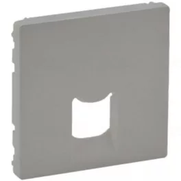   Legrand Valena Life 1xRJ45/RJ11 csatlakozóaljzat burkolat alumínium, Legrand 755412