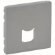 Legrand Valena Life 1xRJ45/RJ11 csatlakozóaljzat burkolat alumínium, Legrand 755412