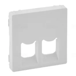   Legrand Valena Life 2xRJ45/RJ11 csatlakozóaljzat burkolat fehér, Legrand 755420