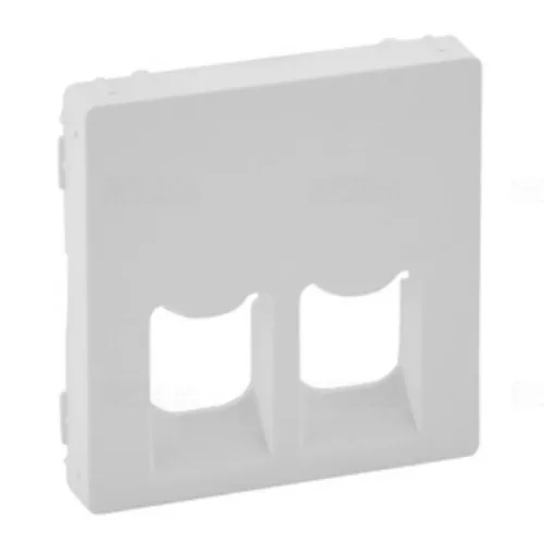 Legrand Valena Life 2xRJ45/RJ11 csatlakozóaljzat burkolat fehér, Legrand 755420