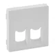 Legrand Valena Life 2xRJ45/RJ11 csatlakozóaljzat burkolat fehér, Legrand 755420