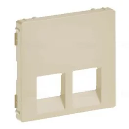   Legrand Valena Life 2xRJ45/RJ11 csatlakozóaljzat burkolat elefántcsont, Legrand 755421
