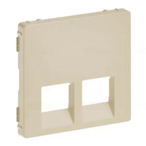 Legrand Valena Life 2xRJ45/RJ11 csatlakozóaljzat burkolat elefántcsont, Legrand 755421